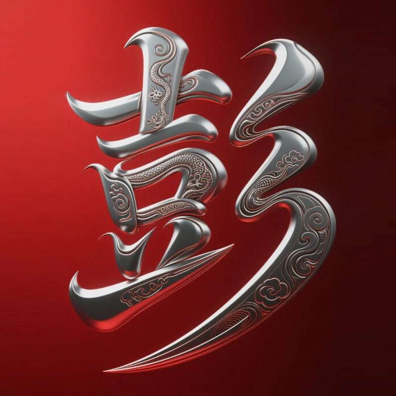 彭ai字体设计