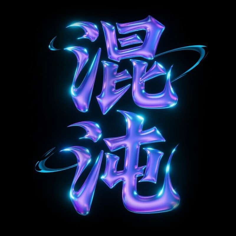 混沌ai字体设计