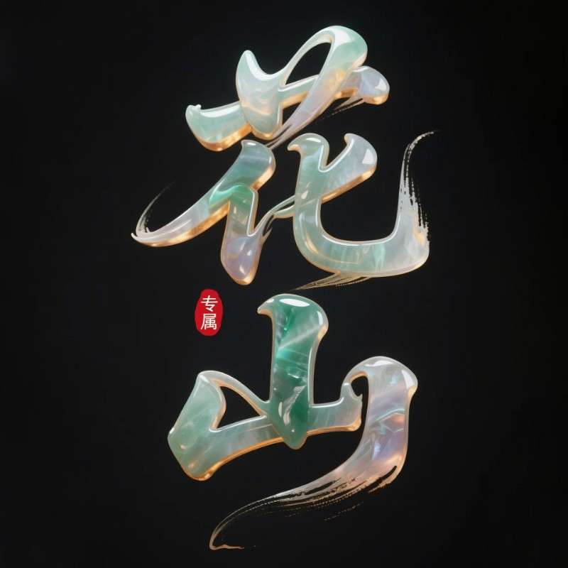 花山ai字体设计