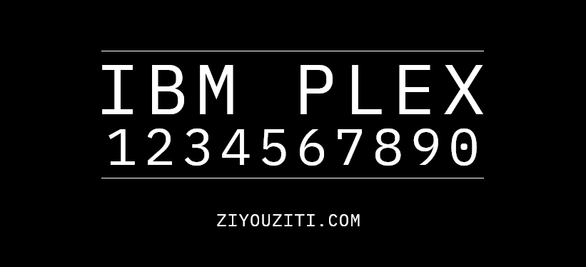 IBM Plex-免费商用字体下载