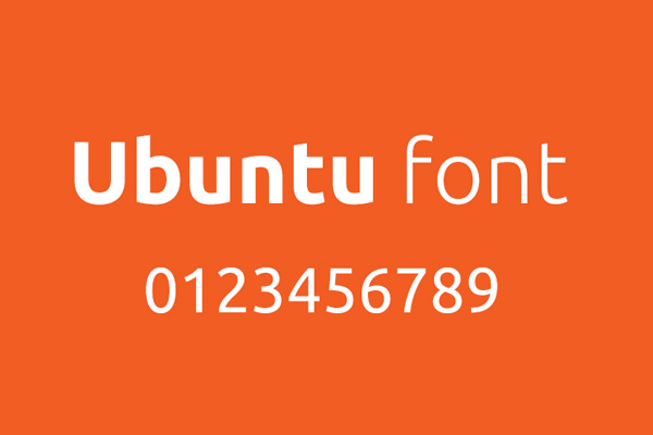 Ubuntu Font开源字体效果