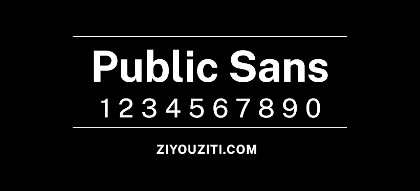 Public Sans-免费字体下载