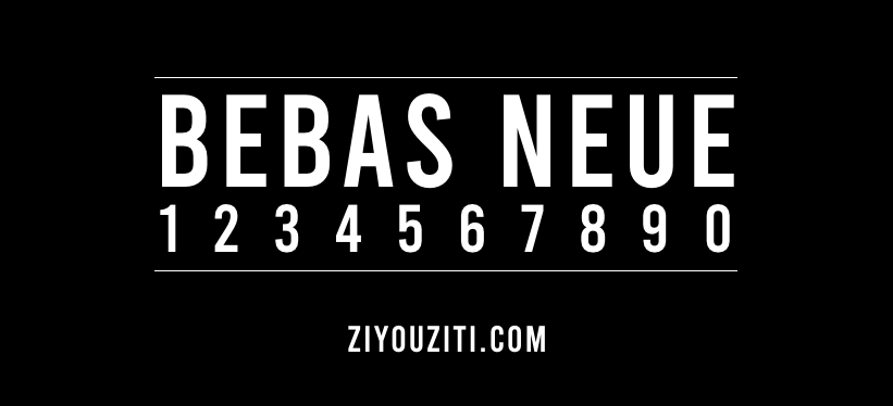 Bebas-免费商用字体下载