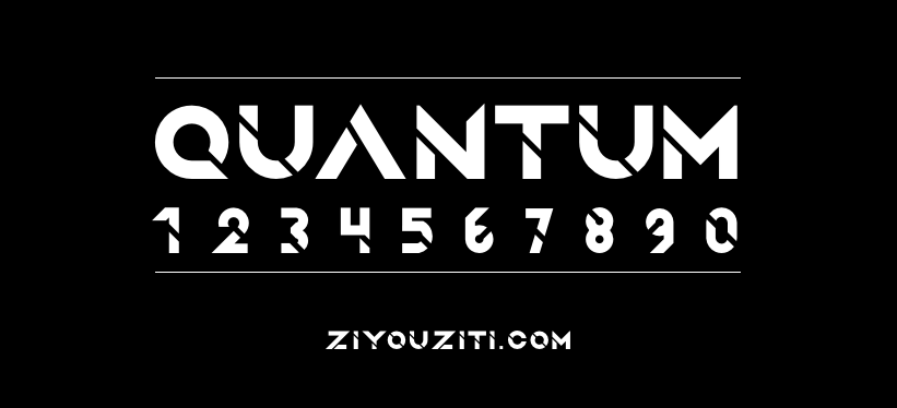 QUANTUM-免费商用字体下载