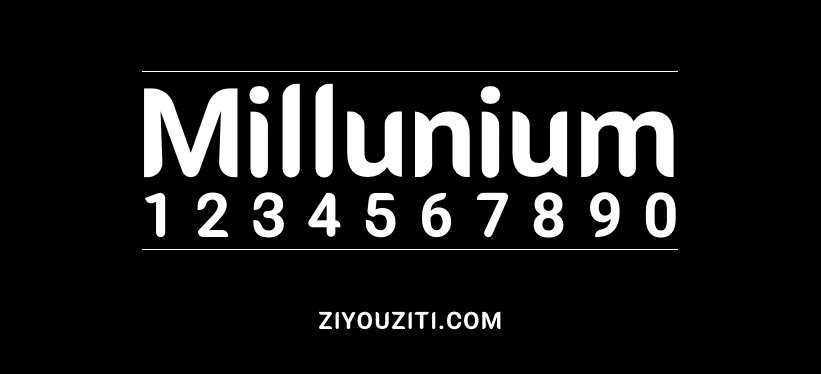Millunium-免费商用字体下载