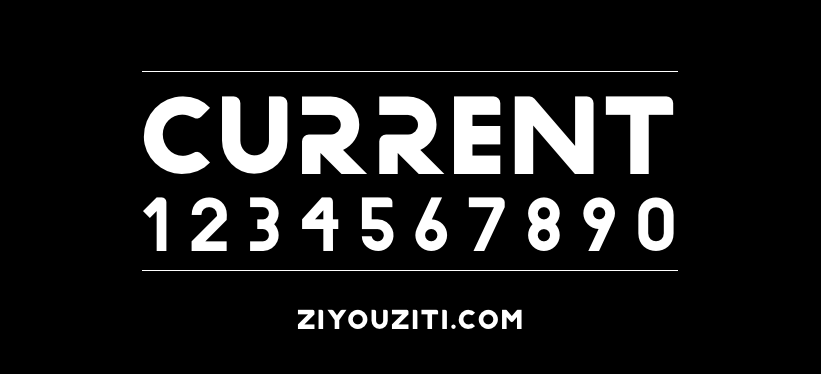 CURRENT-免费字体下载