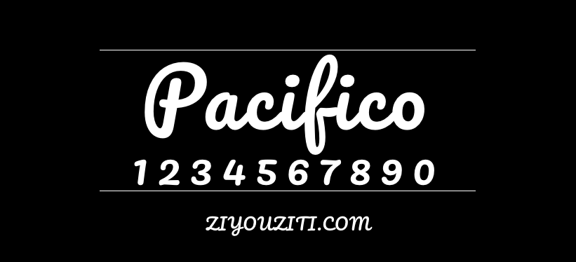 Pacifico-免费商用字体下载