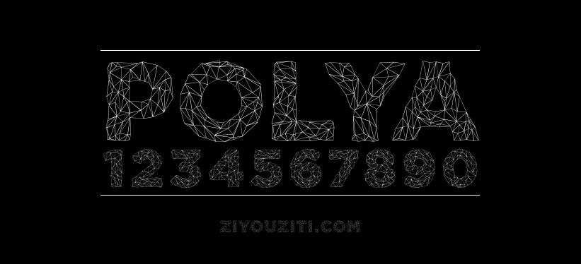POLYA-免费商用字体下载