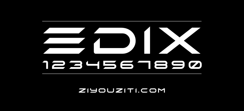 EDIX-免费商用字体下载