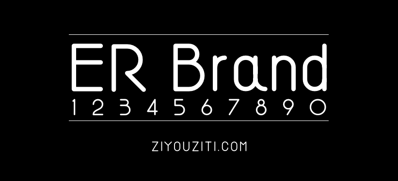 ER Brand-免费字体下载