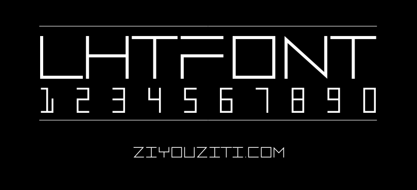 LHTFONT-免费商用字体下载