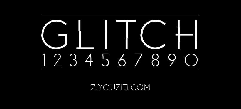 Glitch-免费字体下载