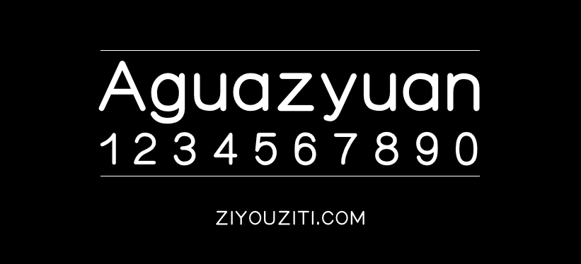 Aguazyuan-免费商用字体下载