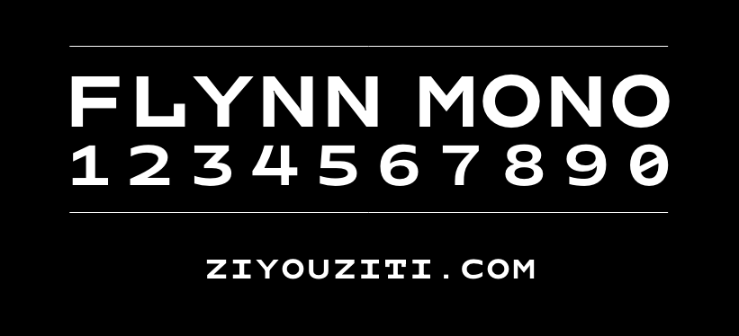Flynn Mono-免费商用字体下载