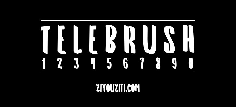 TeleBrush-免费商用字体下载