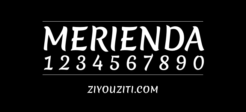 Merienda-免费商用字体下载