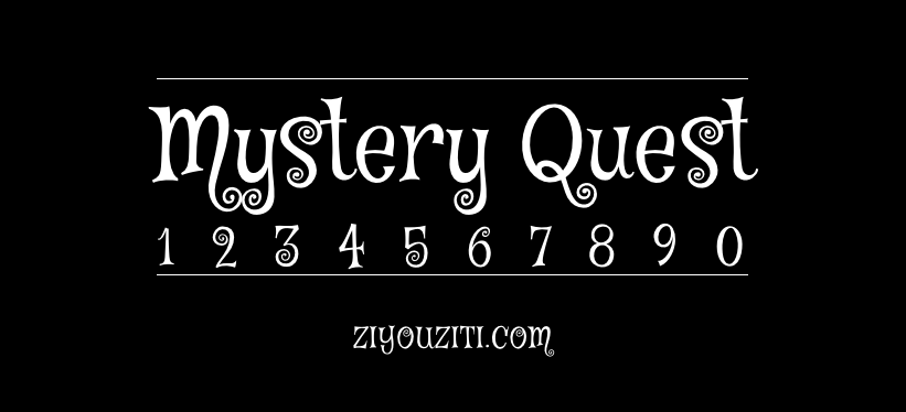 Mystery Quest-免费商用字体下载