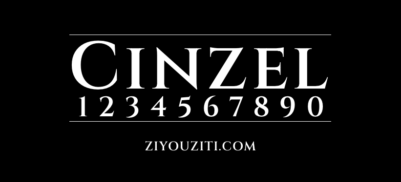 Cinzel-免费商用字体下载