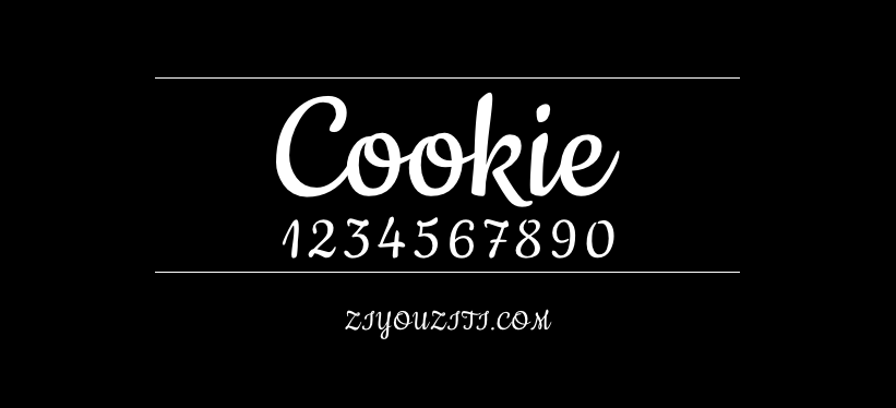 Cookie-免费商用字体下载