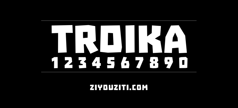 Troika-免费字体下载