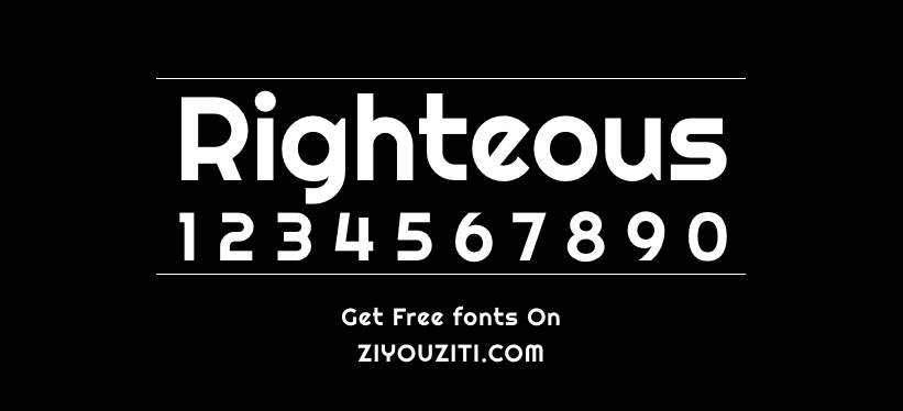 Righteous-免费商用字体下载