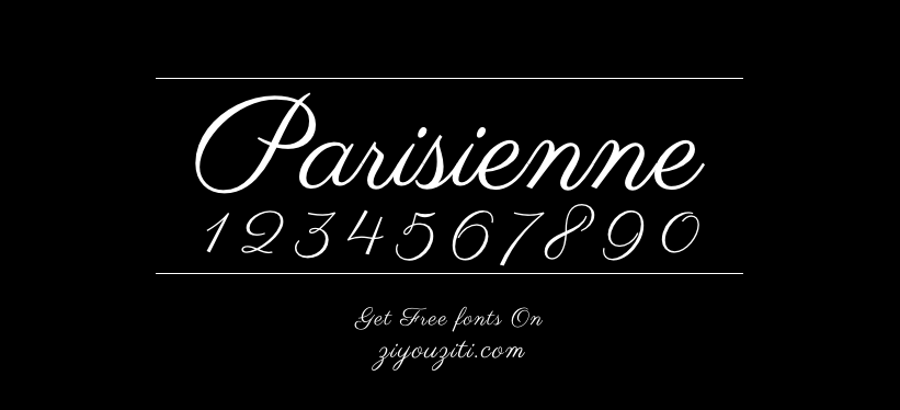 Parisienne-免费商用字体下载