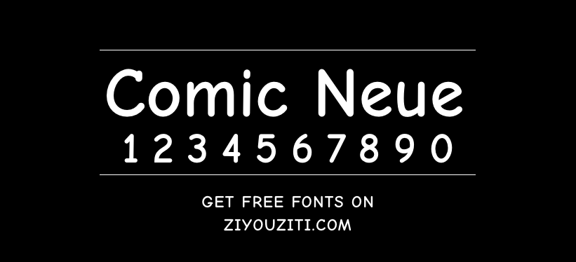 Comic Neue-免费商用字体下载