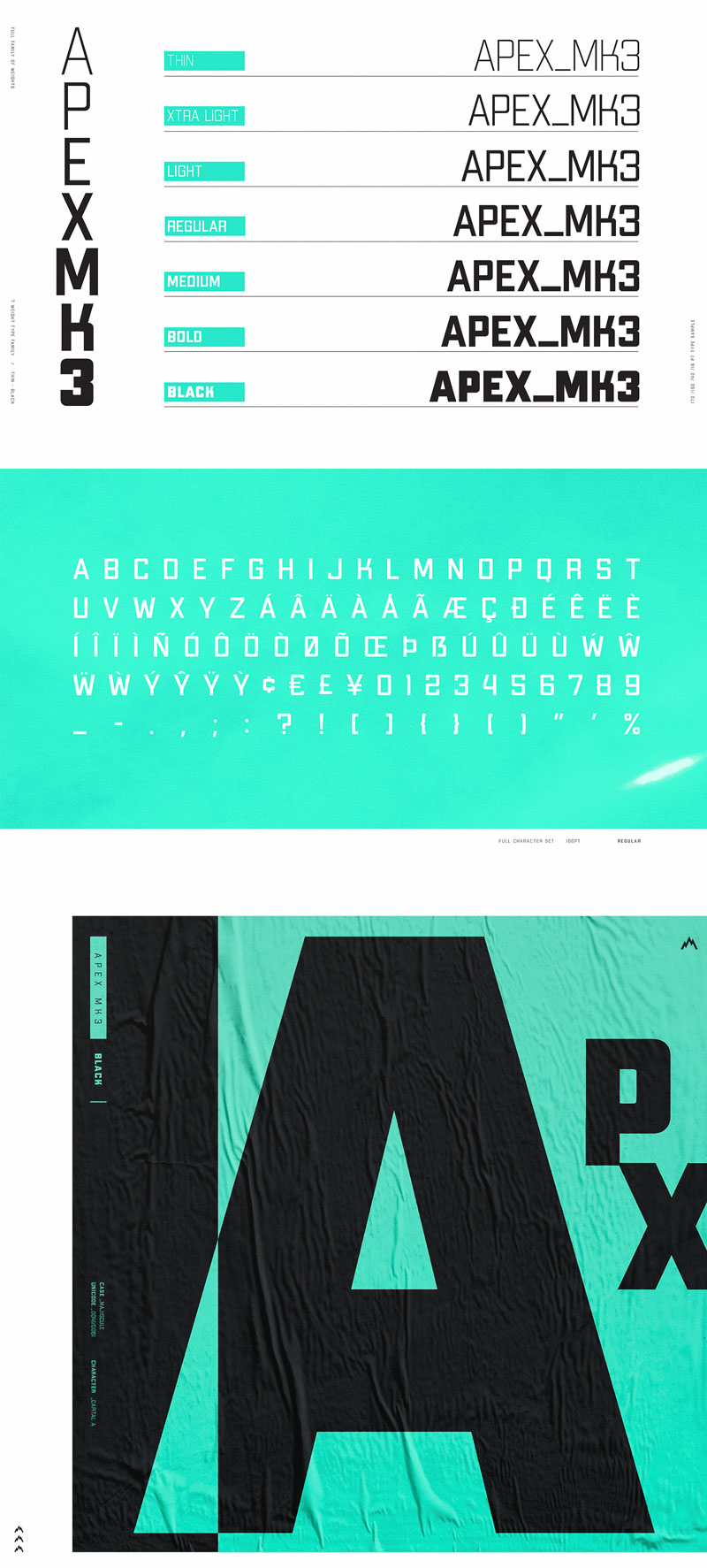 Apex Mk3字体效果预览