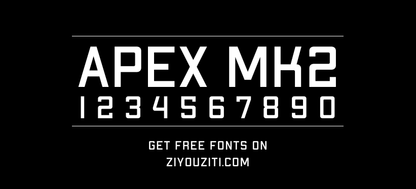 Apex Mk2-免费字体下载