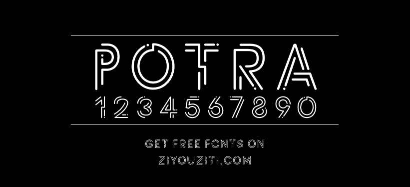 Potra-免费字体下载