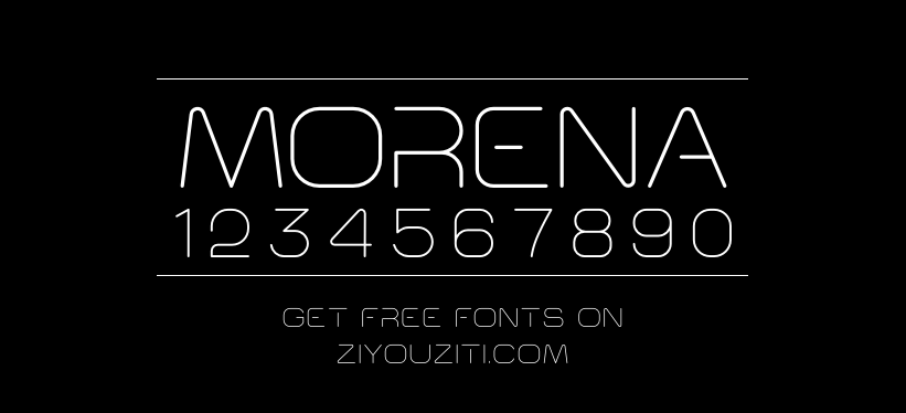 Morena-免费商用字体下载