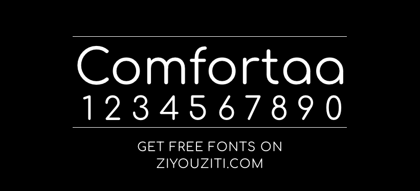 Comfortaa-免费商用字体下载