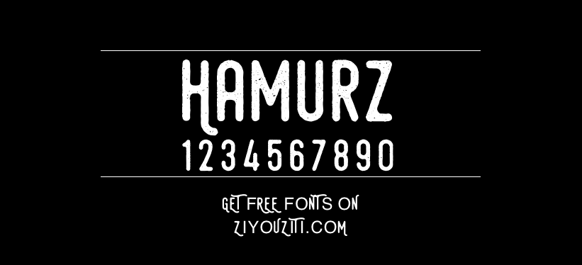 Hamurz-免费商用字体下载