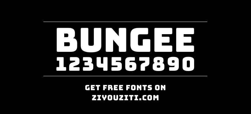 Bungee-免费商用字体下载