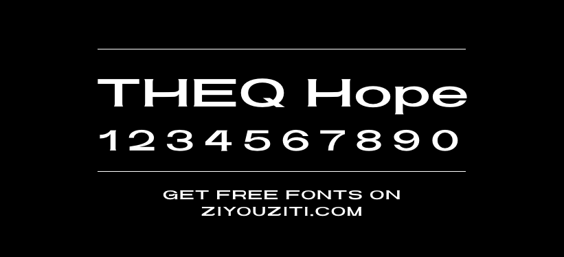 THEQ Hope-免费商用字体下载