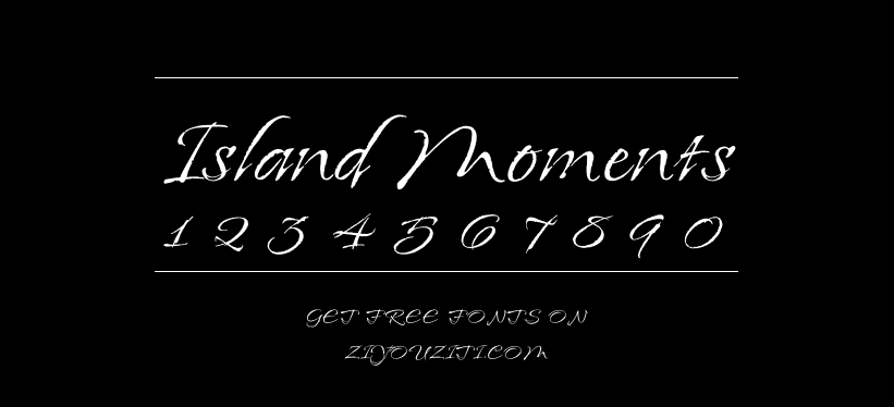 Island Moments-免费字体下载