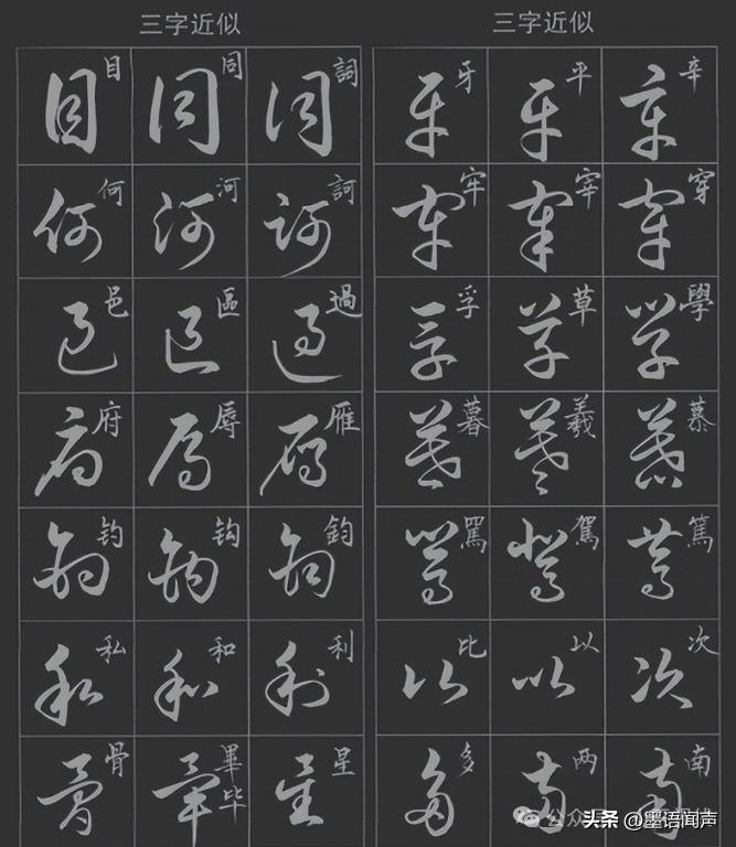 草书学习指南：从基础理论到近似字辨析的系统方法